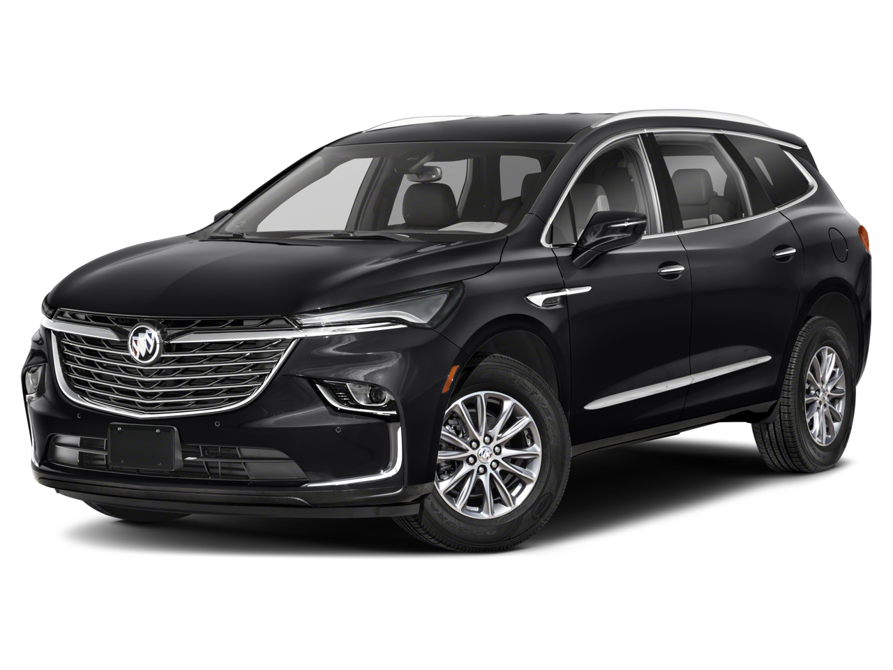 2024 Buick Enclave Essence in Cherry Red Tintcoat — front three-quarter view