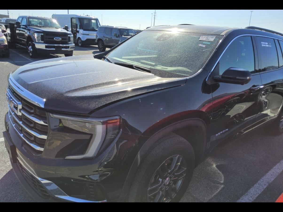 2025 GMC Acadia Elevation in Ebony Twilight Metallic — front three-quarter view