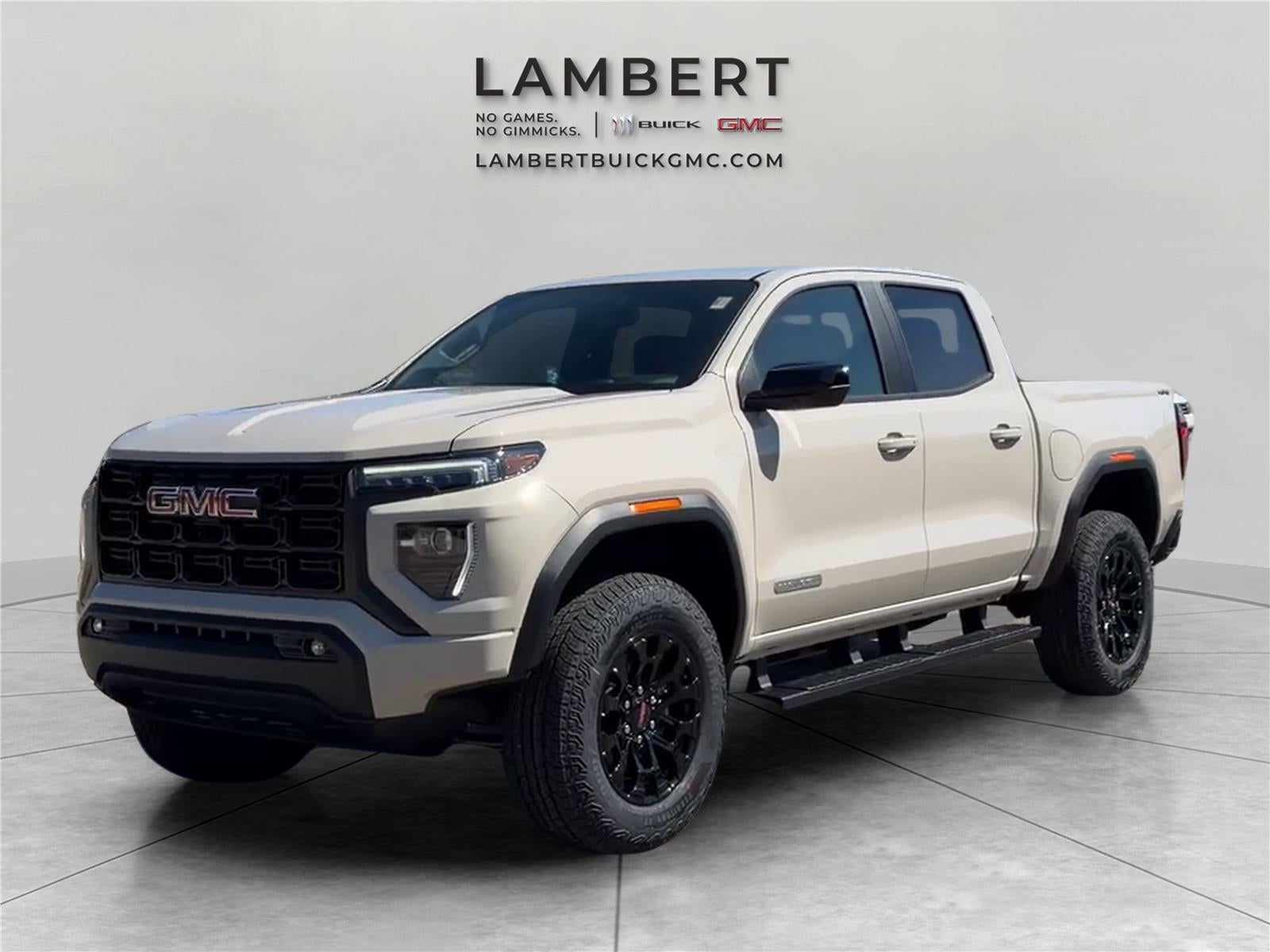 2026 GMC Canyon Elevation in Coastal Dune — front three-quarter view