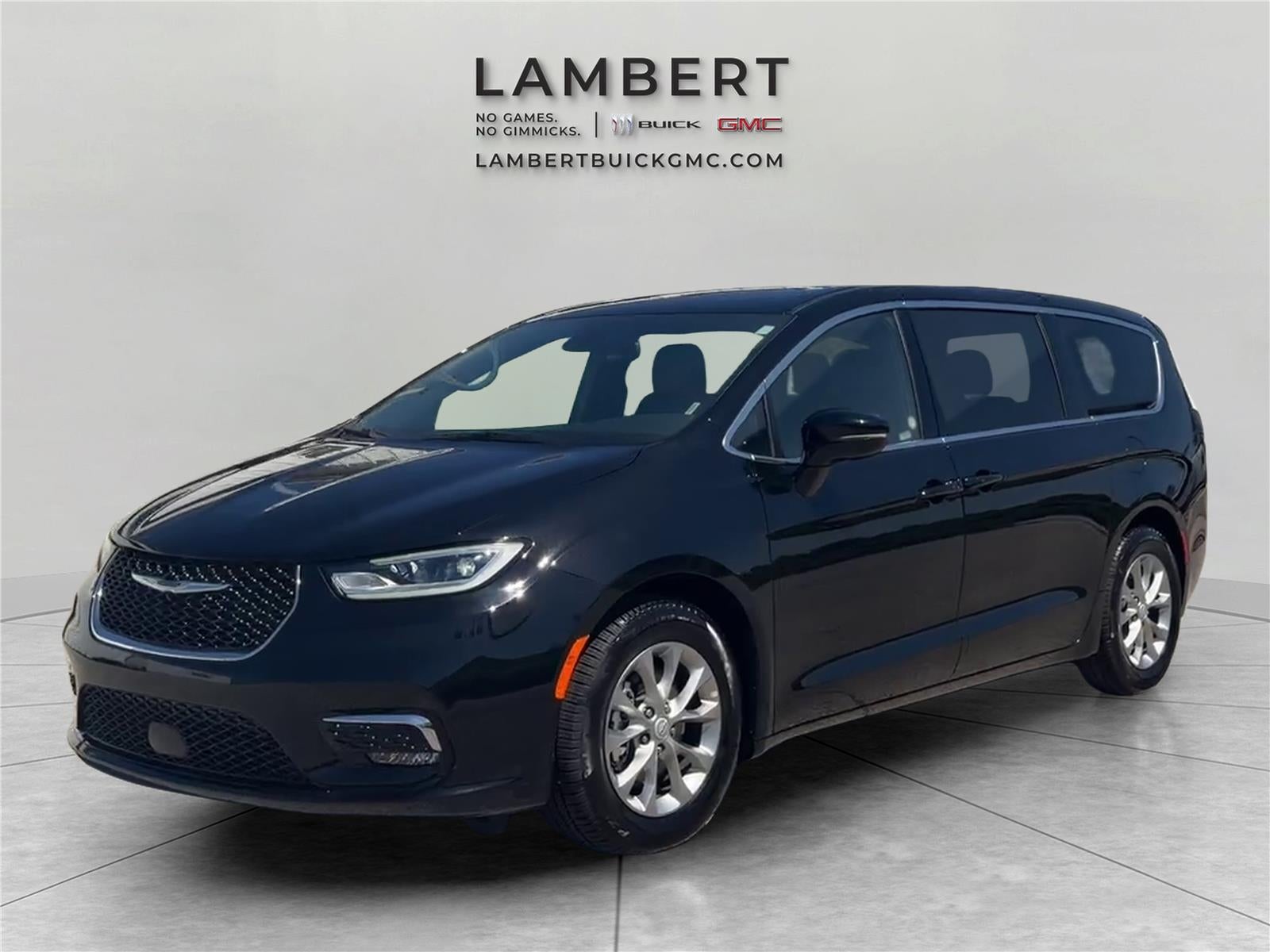 2026 Chrysler Pacifica Limited in Black — front three-quarter view