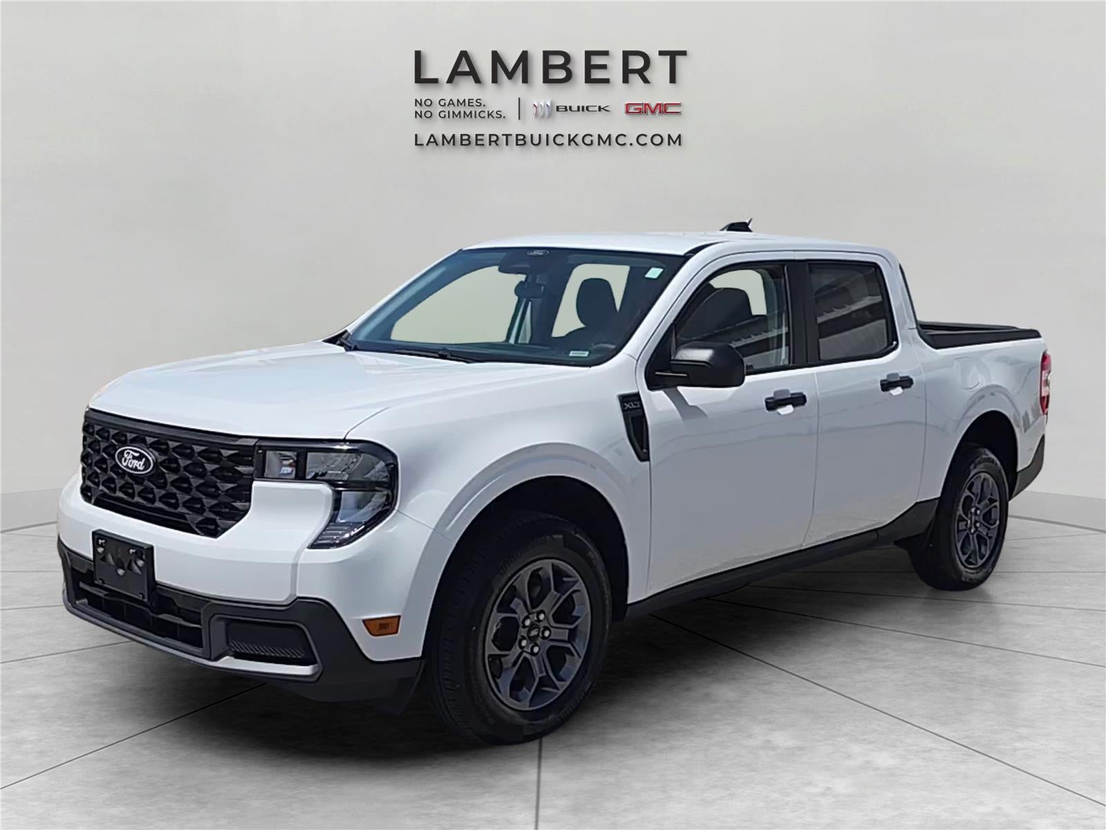 2026 Ford Maverick XLT in White — front three-quarter view