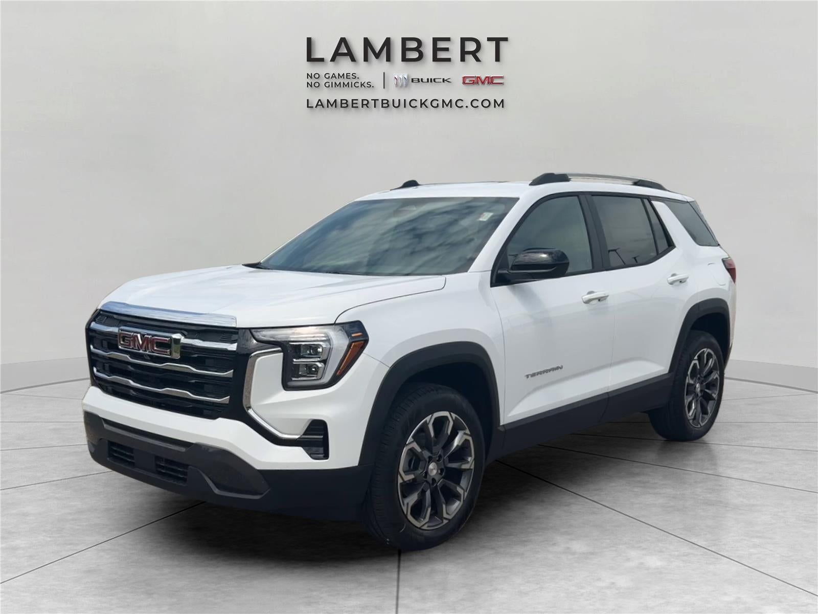 2027 GMC Terrain AWD Elevation in Summit White — front three-quarter view