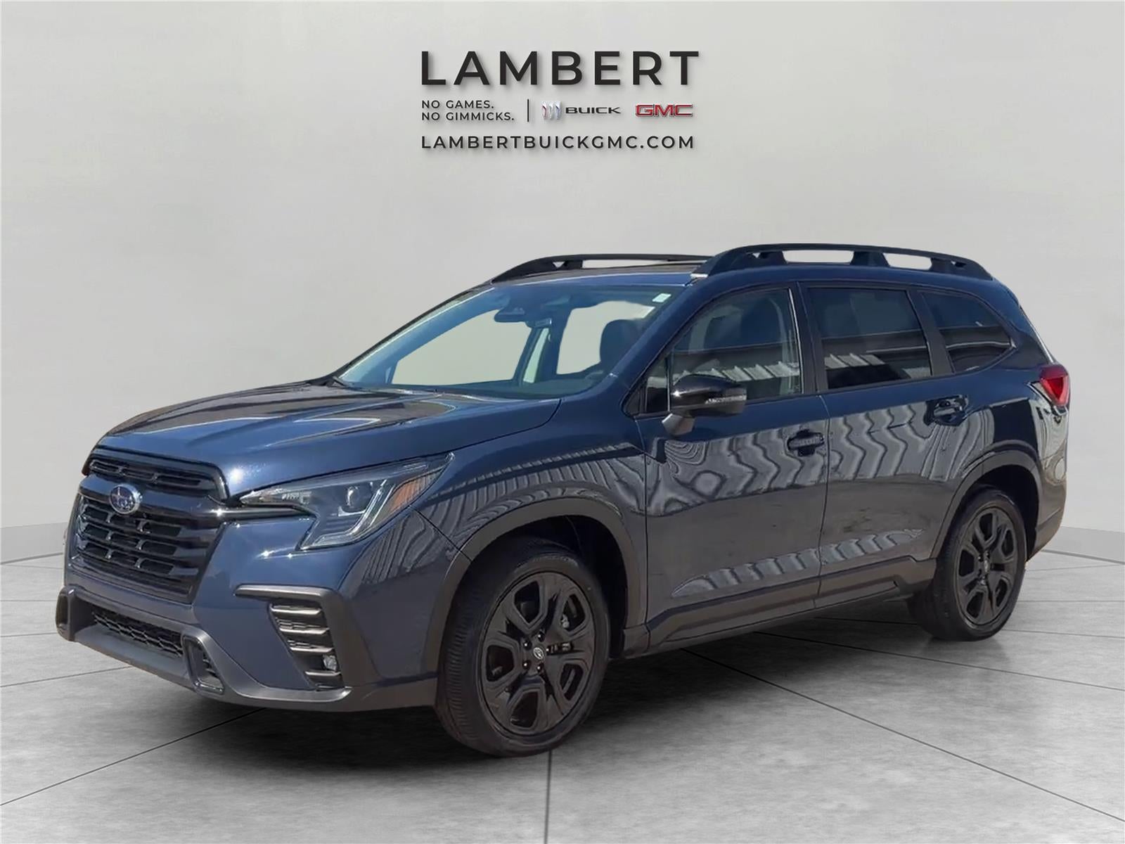 2023 Subaru Ascent Onyx Edition in Cosmic Blue Pea — front three-quarter view