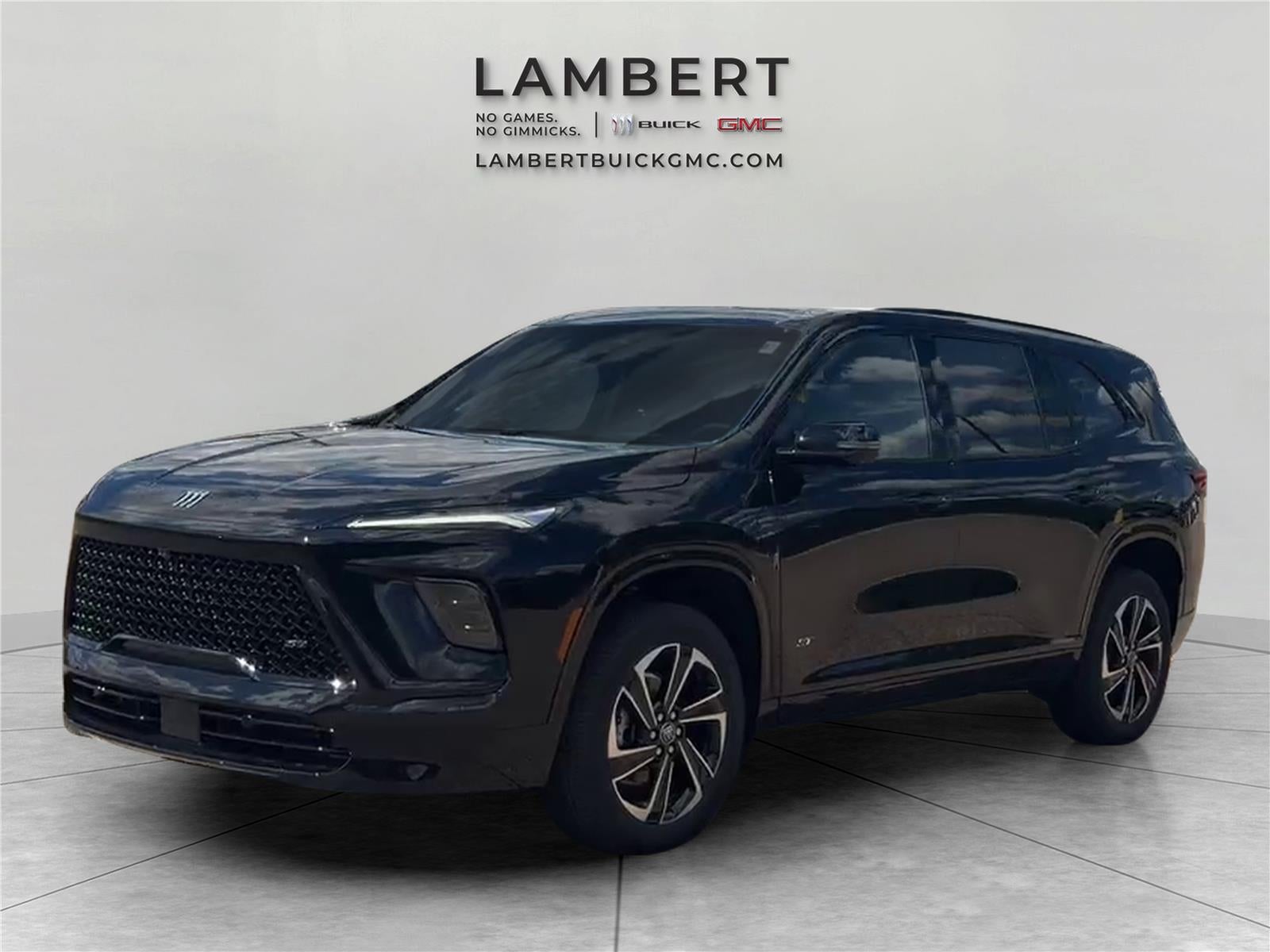 2026 Buick Enclave Sport Touring in Ebony Twilight Metallic — front three-quarter view