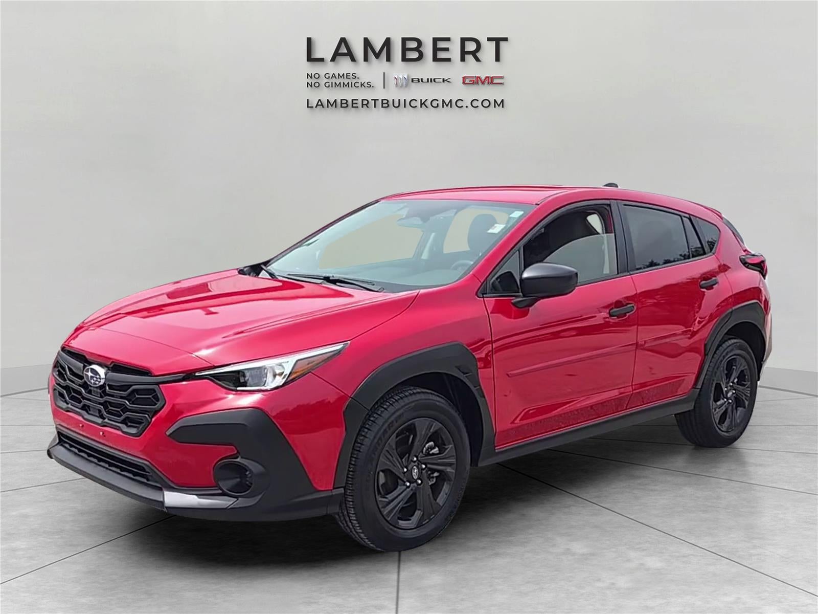 2024 Subaru Crosstrek Base in Red — front three-quarter view