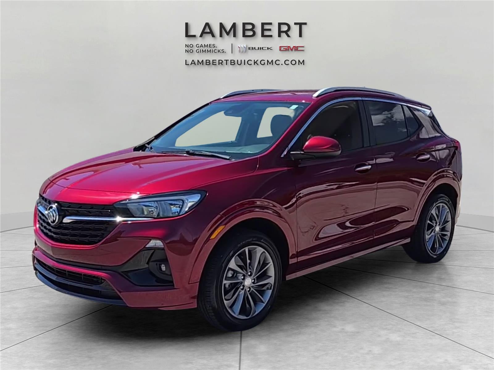 2023 Buick Encore GX Select in Cinnabar Metallic — front three-quarter view