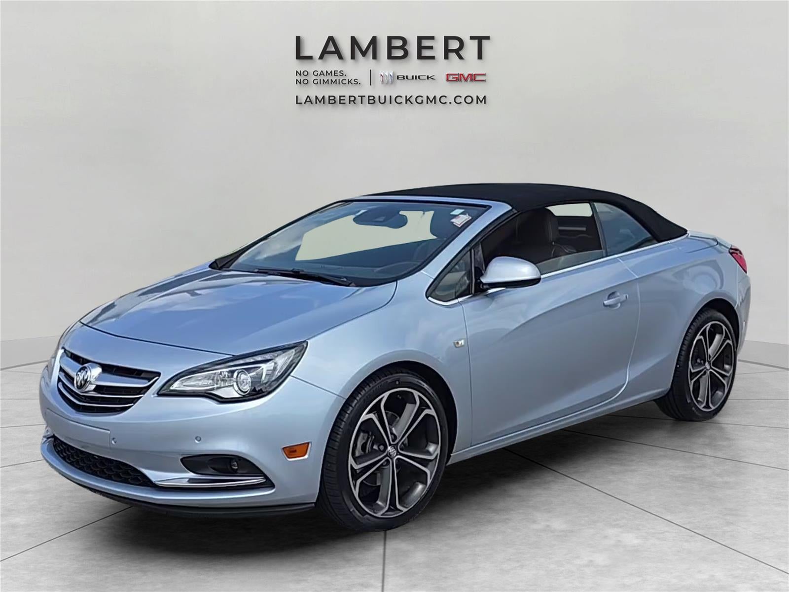 2017 Buick Cascada Premium in Flip Chip Silver Metallic — front three-quarter view