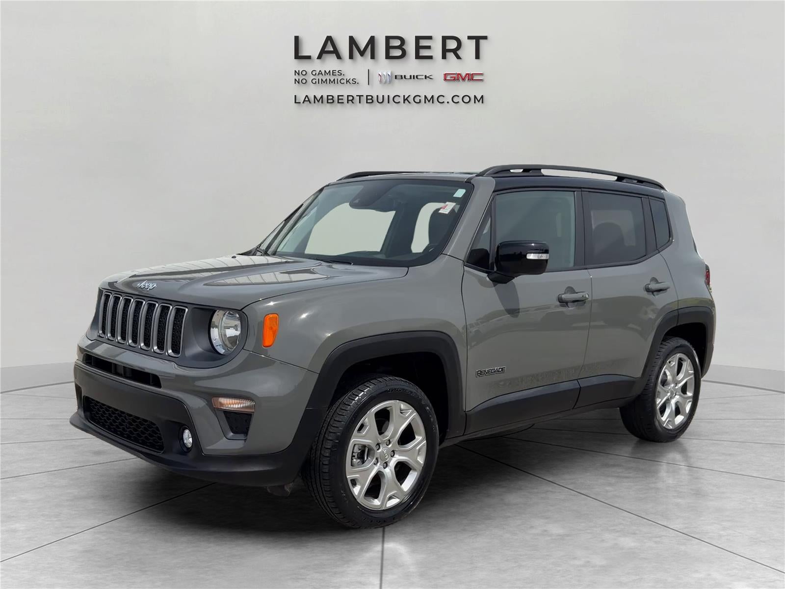 2022 Jeep Renegade Limited in Gray — front three-quarter view